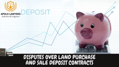 Disputes Over Land Purchase And Sale Deposit Contracts