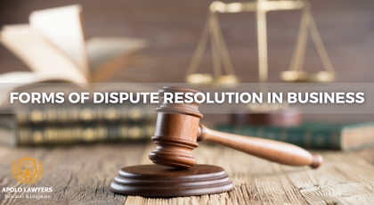 Forms Of Dispute Resolution In Business